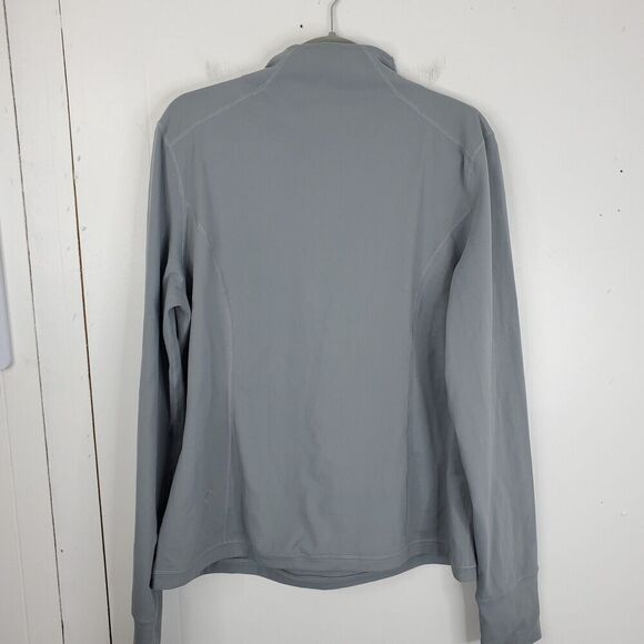 Zyia Active Fitted Sweatshirt Half Zip Light Gray Athleisure Womens XXXXL - Picture 2 of 9